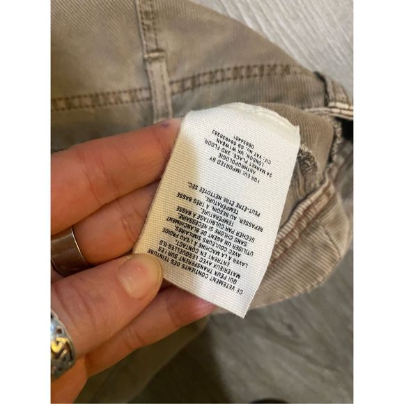 By Anthropologie Ona Skinny Leg Utility Pants Button Ankle, Sz 27 / 4, MP $108 - Picture 10 of 15